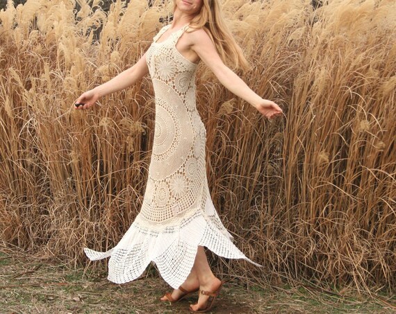 Gypsy wedding dress Try something new with this upcycled wedding dress made