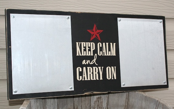 Wooden Decor/ Reminder Board: Keep Calm
