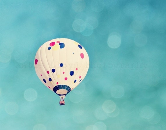 Solo Hot Air Balloon - 11x14 Fine Art Photography Print