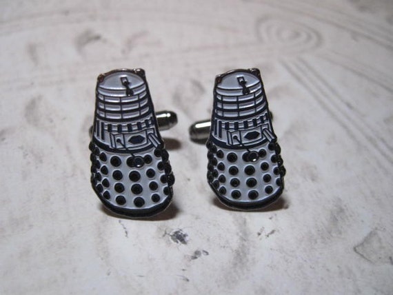 Tribute to Doctor Who the Dalek Cufflinks