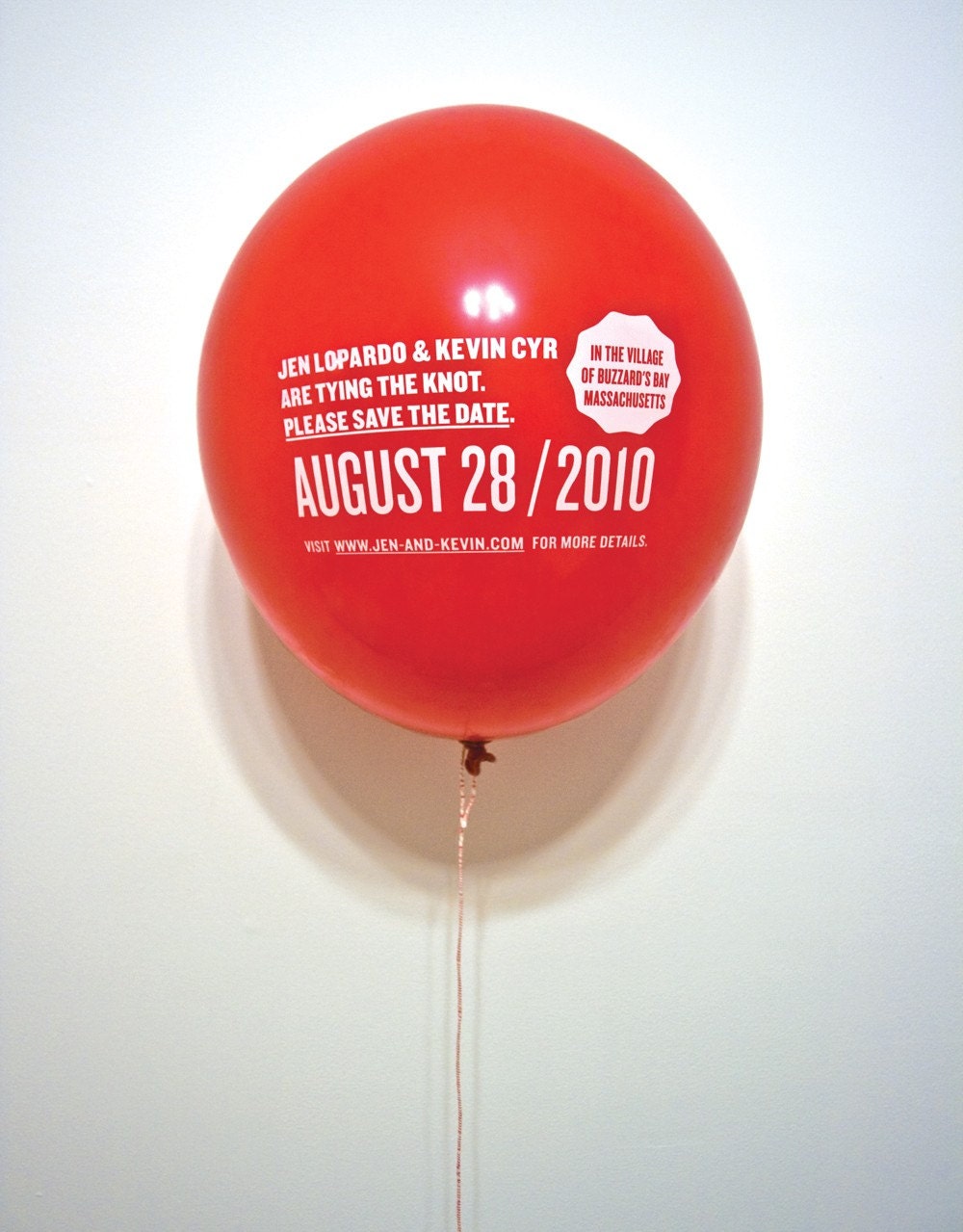 Balloon save the date