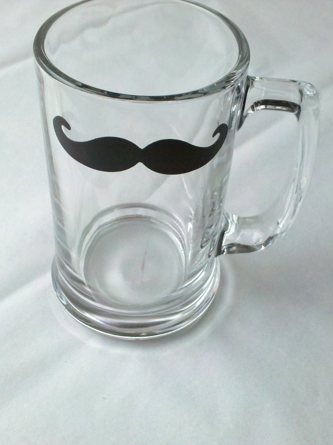 Chalkboard Mustache beer mug