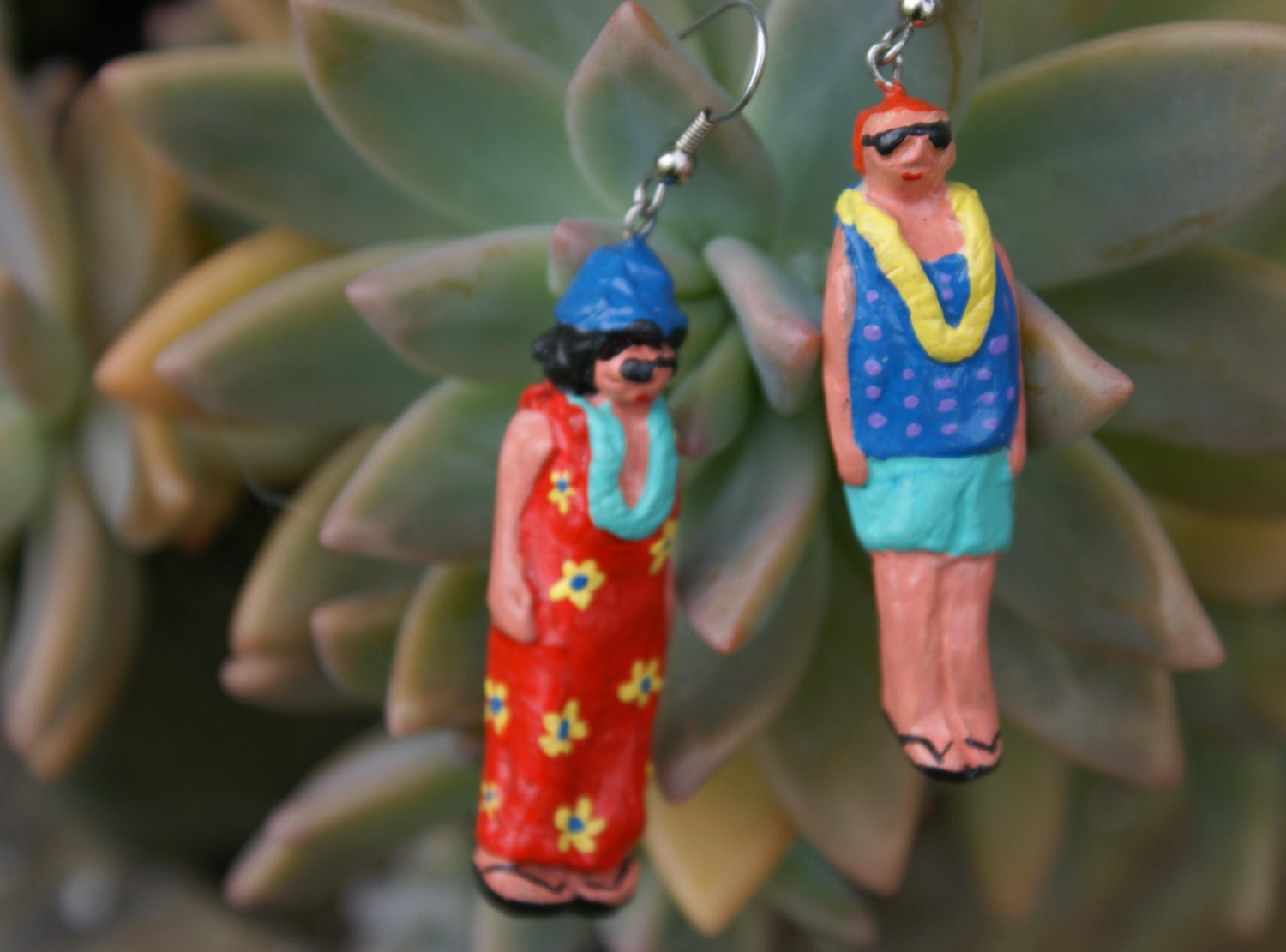 The Accidental Hawaiian Tourist Handmade Ugly Earrings