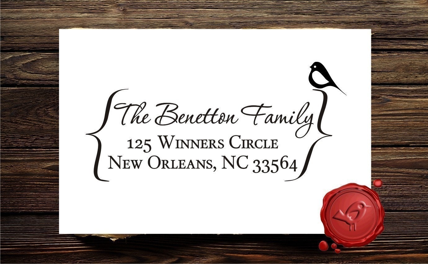 Personalized  address , web address , email or  art  custom text wood handle rubber stamp cute   gift - style 1233
