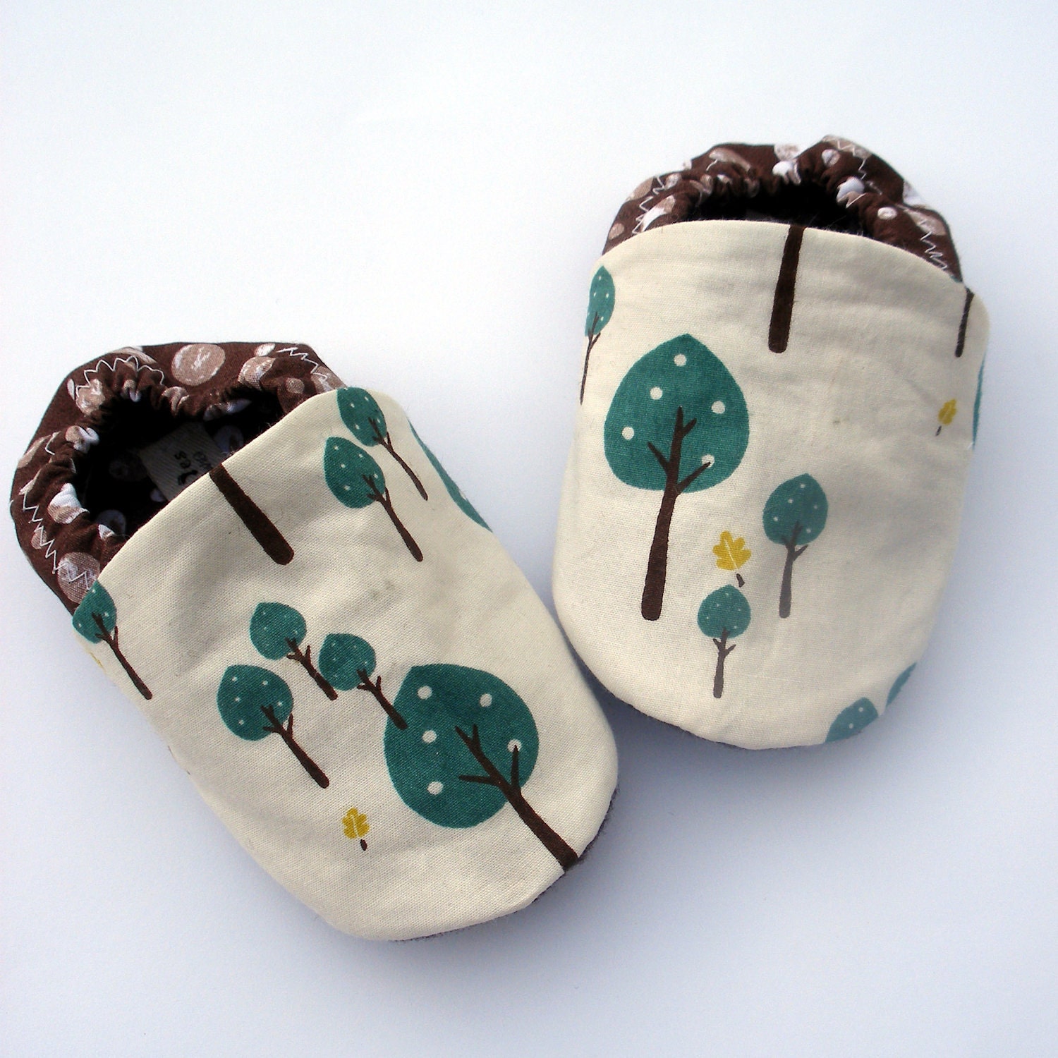 Little Tree Hugger Organic Cotton Handmade Baby Shoes- Size 0 3 6 9 12 18 24 months
