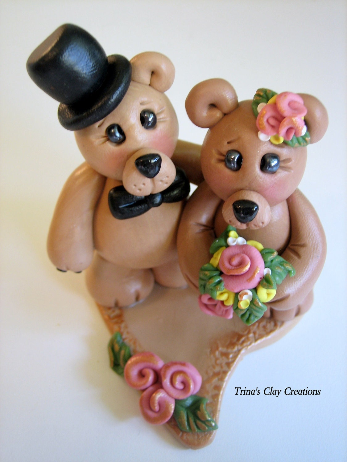 Bear Wedding Cake Topper