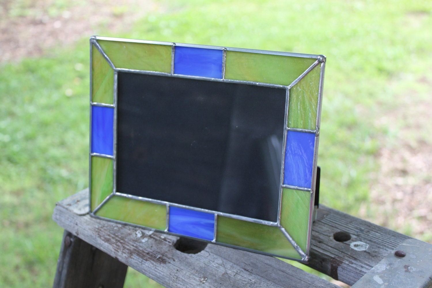 5 x 7 Green and Blue Picture Frame