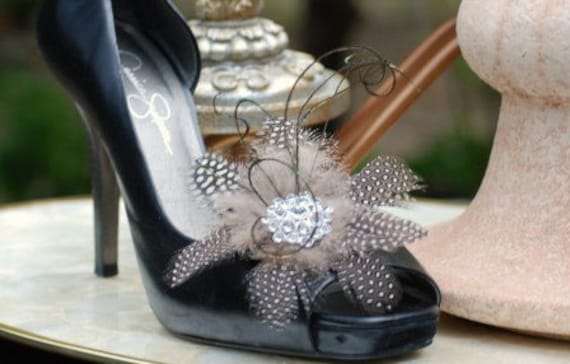 Шикарный клипы обуви ручной работы Заявление Rhinestone Couture Люкс невесты невесты партии Летний элегантный будуар Edgy Tie Affair осень осень