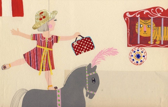 Circus Horse - Illustration print