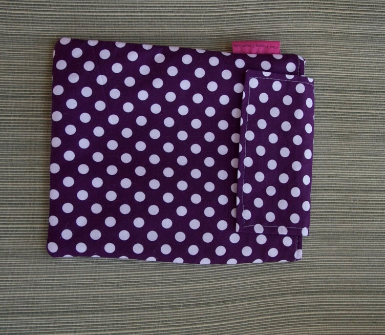 iPad case/sleeve - Purple Polka Dot