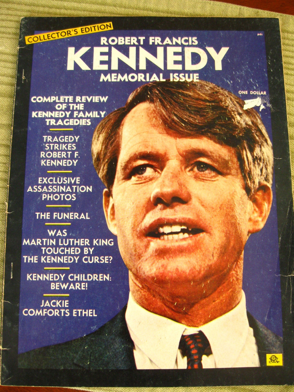 vintage 1968 JFK memorial issue collector's edition