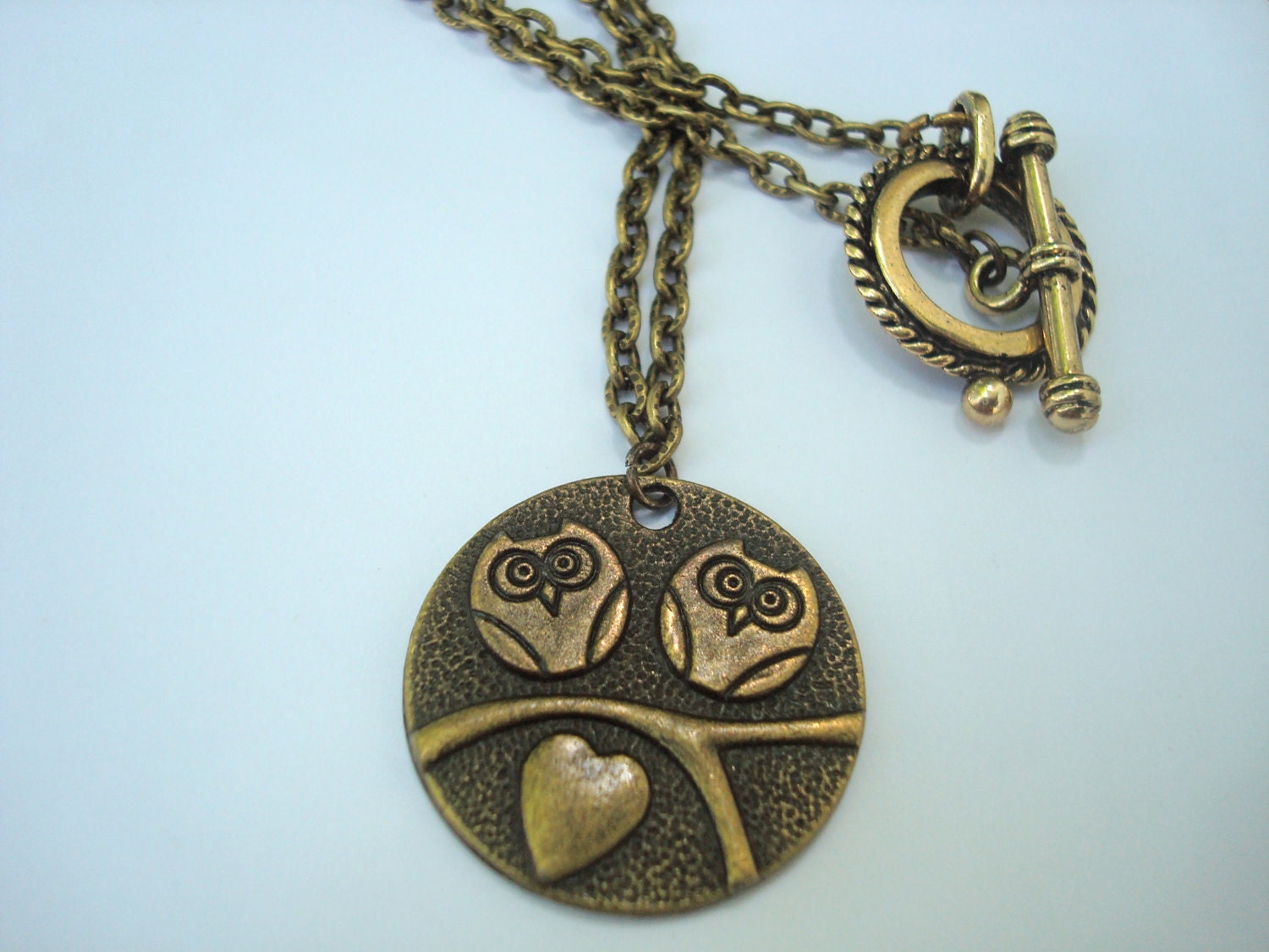Owls in Love Necklace