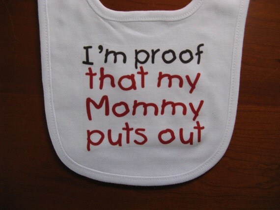 funny baby bibs. puts out funny baby bib