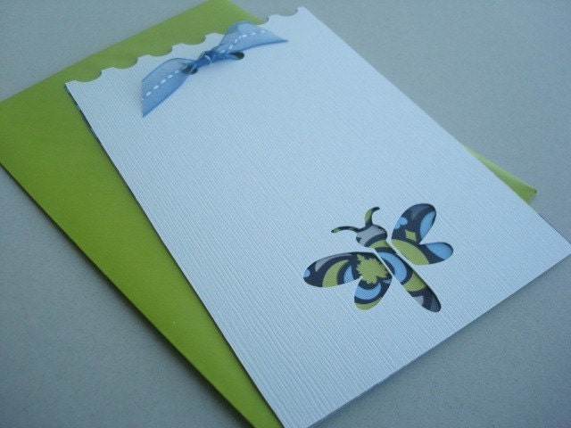 12 Ivory Dragonfly Note Cards with Envelopes