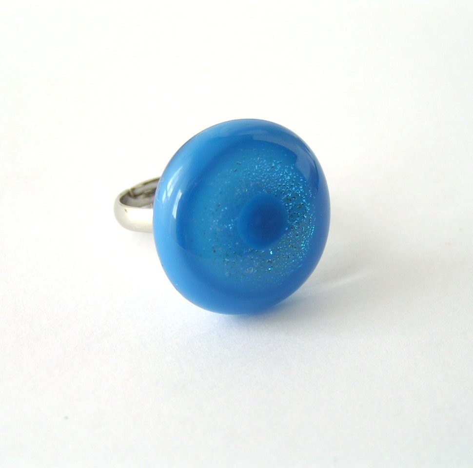Dawning
                                    fused glass ring