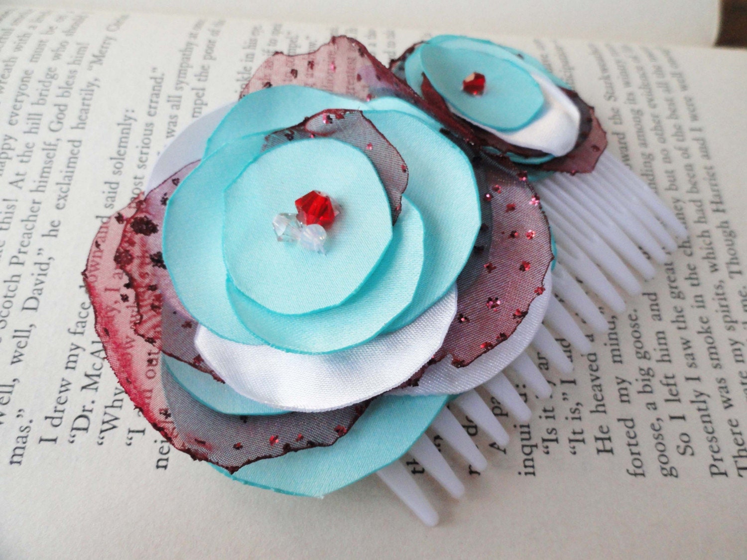 Alice in Wonderland Hair Comb - Free Shipping