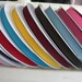 3/8 Inch Grosgrain Ribbon - Per Yard, Your Choice of Color(s)