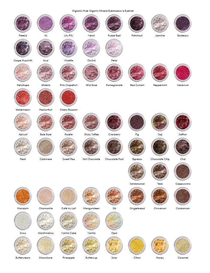 Orglamix Organic Mineral Makeup - Orglamix Favorites Collection