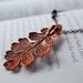 Enchanted Leaves Real Autumn/Copper Leaf Necklace