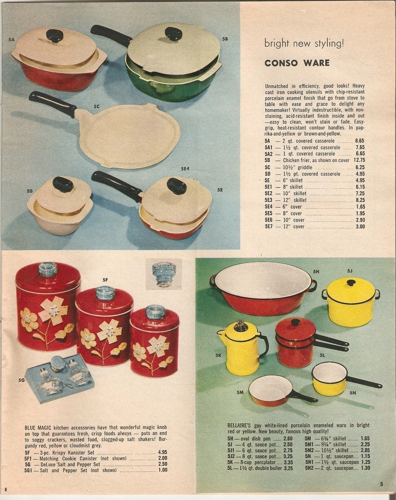 Vintage 1954 G. Fox & Co. Housewares for Homemakers Catalog