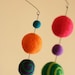 Circus Came to Town - Felted Wool Mobile - Eco Friendly - Natural - Baby