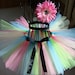 JUMPING JELLY BEANS tutu w/ matching headband.....Perfect Spring Pictures, Birthday Girl, Dance or Gifting