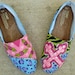 Custom Painted womens TOMS with Crystals and personalized just for YOU design only