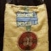Recycled burlap coffee purse.