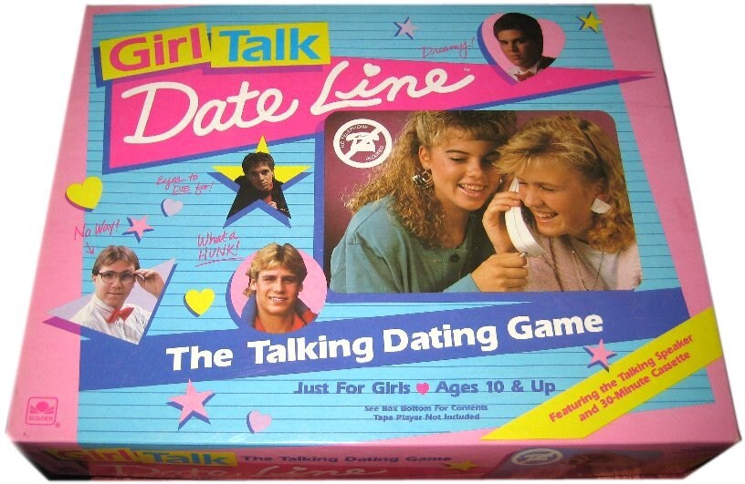 teen dating games. Vintage 1989 GIRL TALK Date Line Board Game TEEN FUN The Talking Dating Game 