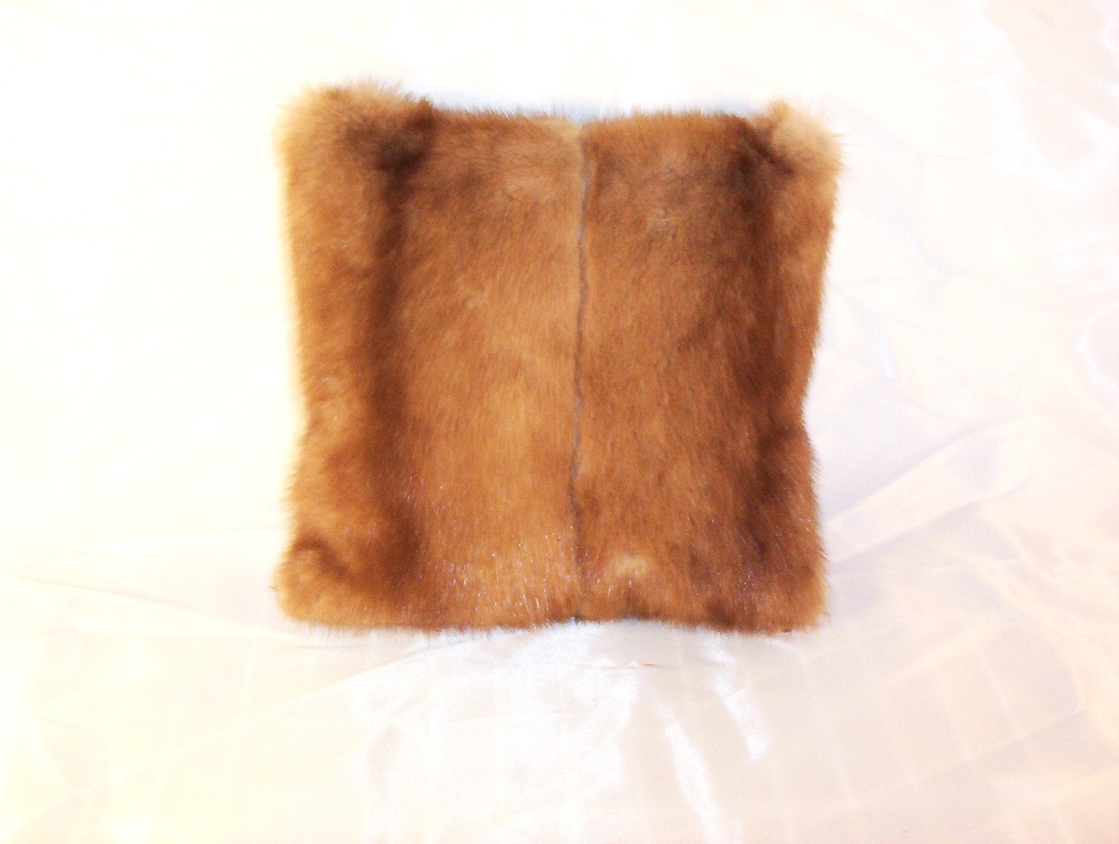 Mink Fur Pillow by Lee Ann, $85