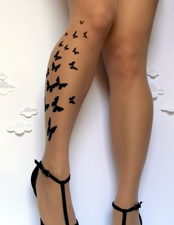 black butterfly tattoos. XS-S-M sexy BUTTERFLY TATTOO