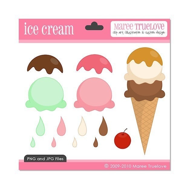 ice cream clipart. Ice Cream - Commercial Use