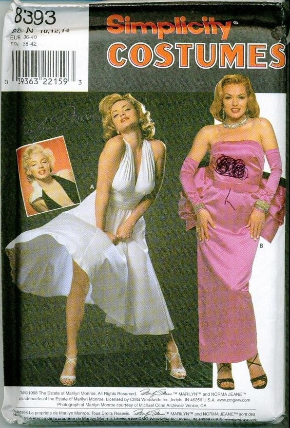 marilyn monroe dress pattern. Marilyn Monroe Costume Sewing