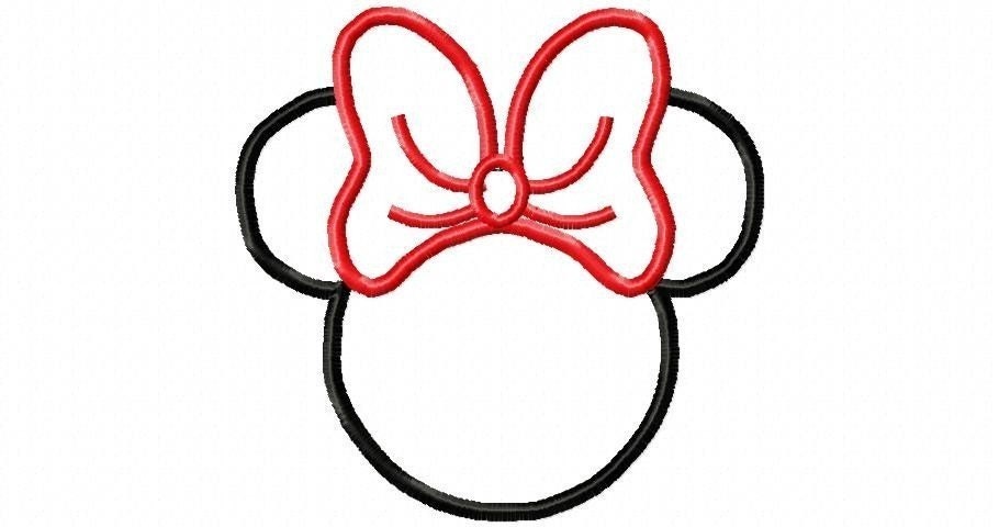 mickey mouse ears outline clip art - photo #33