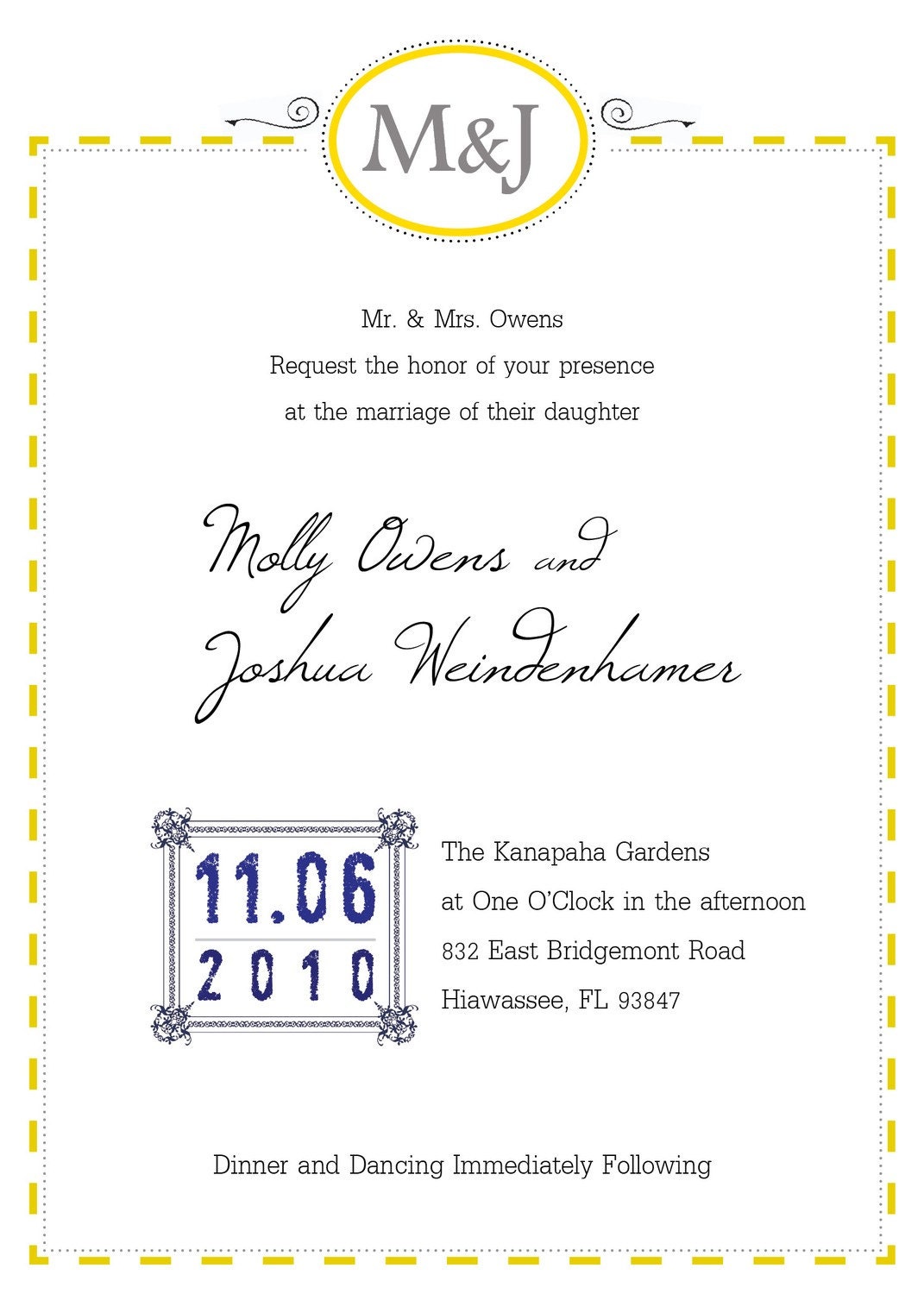 Printable Wedding Invitations