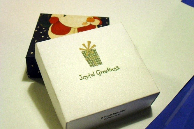 Upcycled gift box