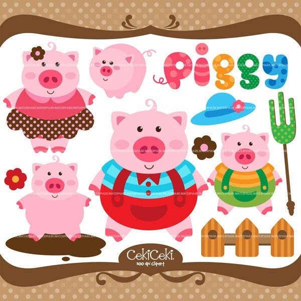 clip art piglet. Pigs clip art commercial