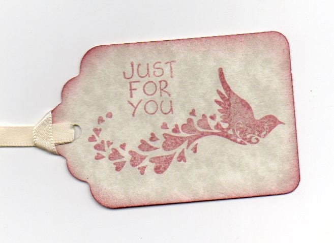 wedding thank you gift tags. Pink Bird Gift Tags Hang Tags