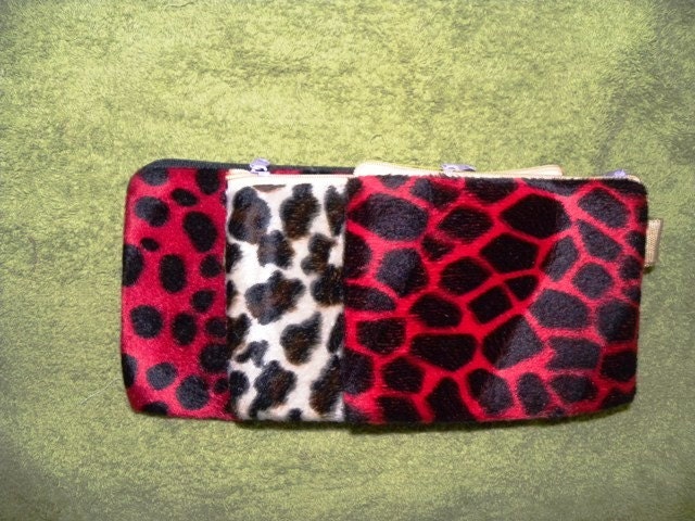 cheetah print makeup. animal print make up bag