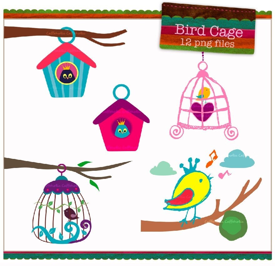 clip art bird cage. Bird Cage Clip Art for