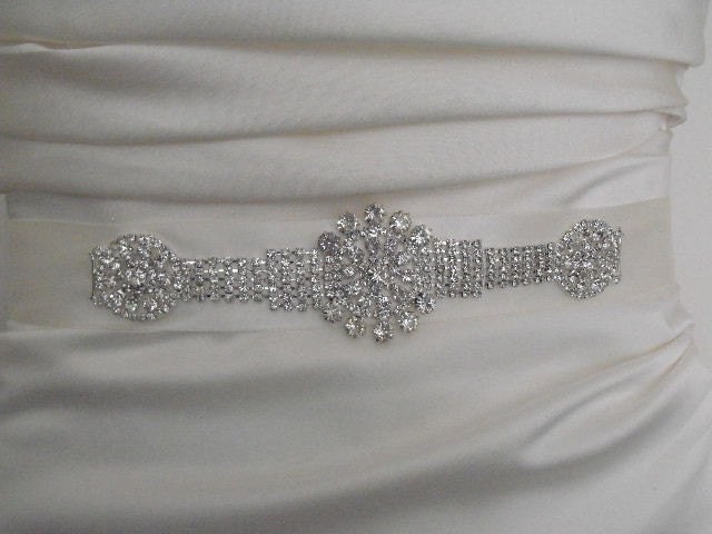 CUSTOM BRIDAL SASH wedding sash beaded sash crystal sash flower sash