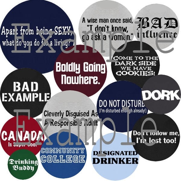 funny quotes collage. Funny Quotes Bottle Cap Images