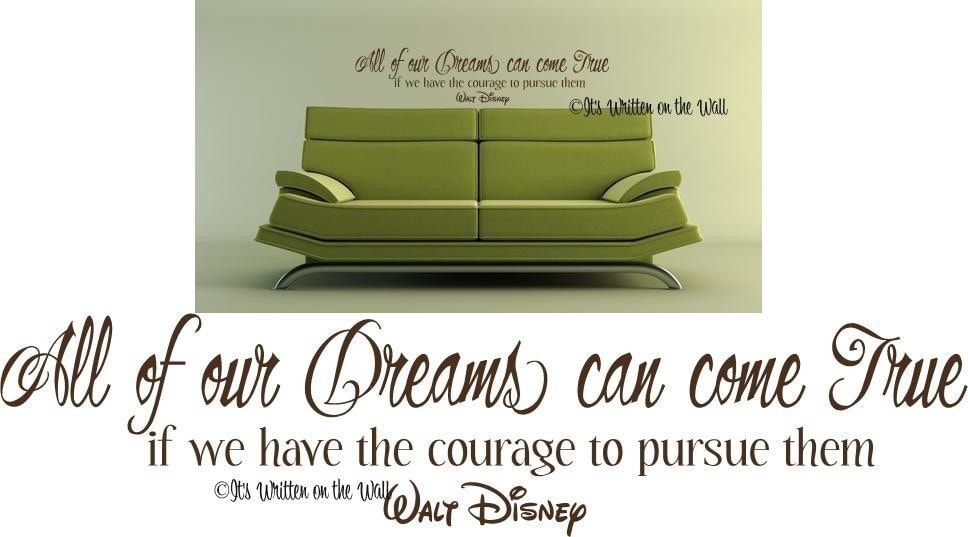 walt disney quotes on dreams. Walt Disney Quote All of our