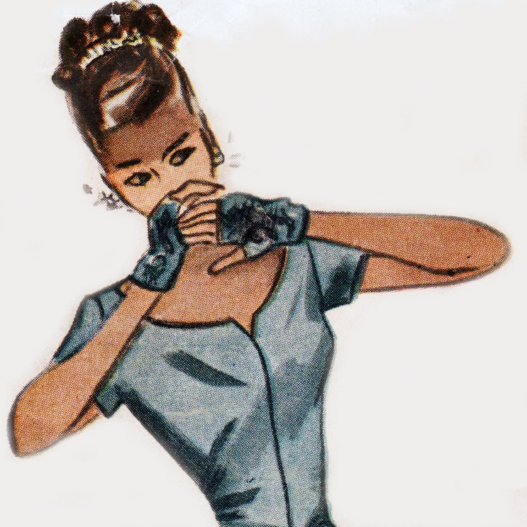 fingerless gloves sewing pattern. Ladies 1940#39;s Fingerless