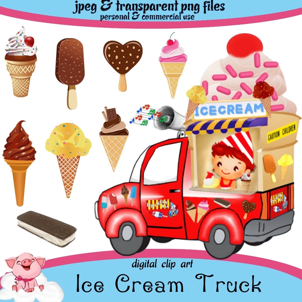 clipart ice cream truck - photo #40