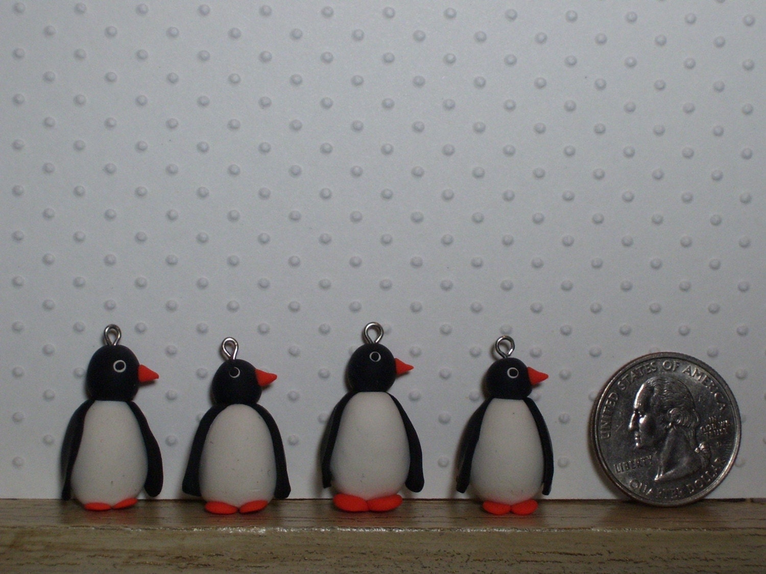 Penguin Sculpey Charms.