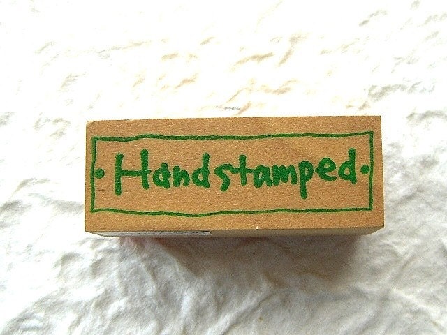 Kawaii Cute Japanese Rubber Stamp Handstamped via @etsy