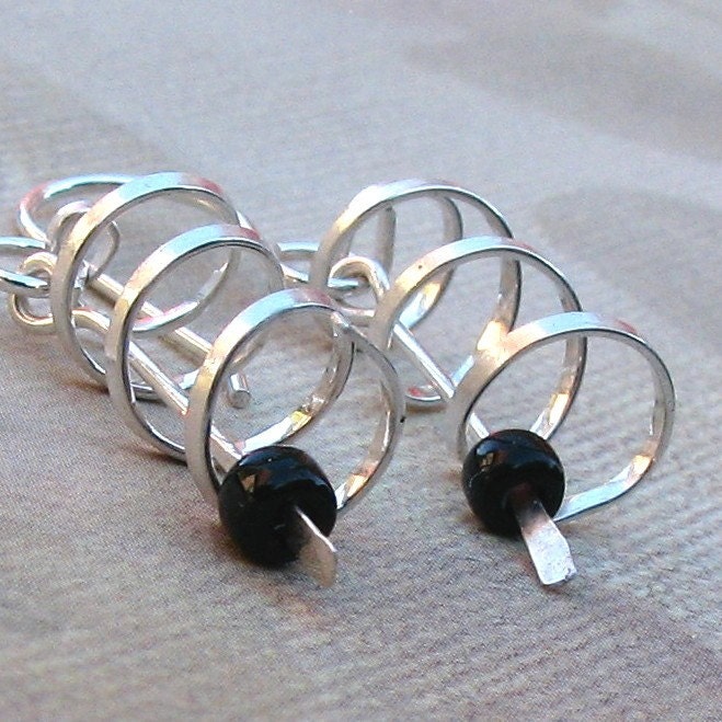 Adroit Jewelers Black Dot Earrings