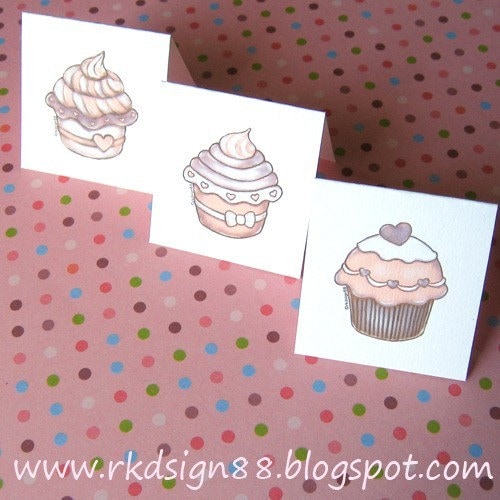rkdsign88.blogspot.com etsy cupcake gift label candy printable pdf painting drawing art print cute whimsical reproduction tag notecard