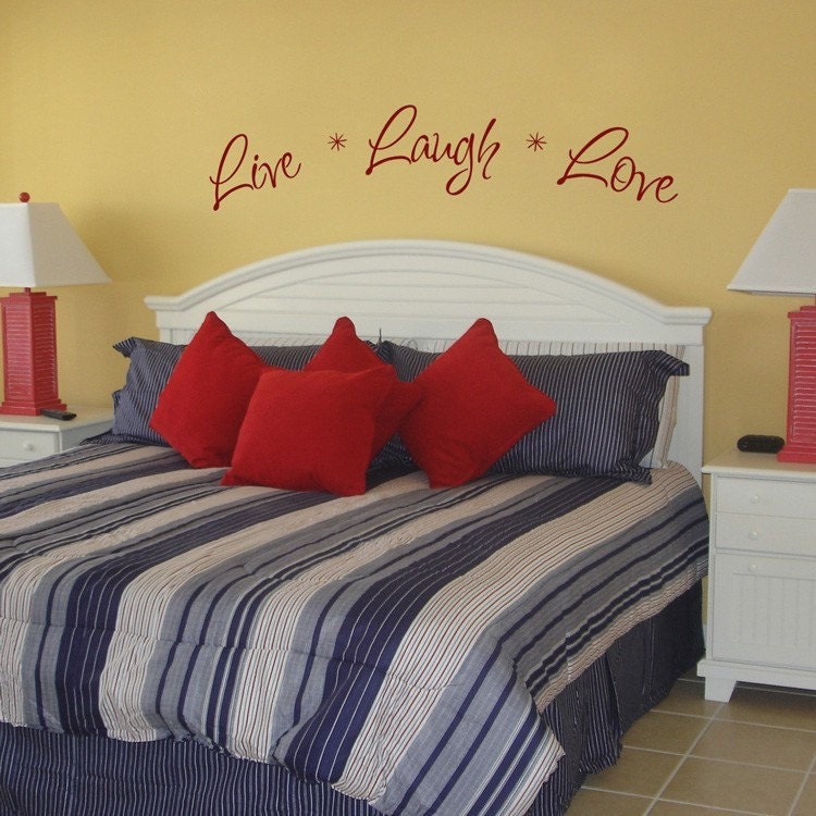 live laugh and love quotes. Live Laugh Love - Wall Decals